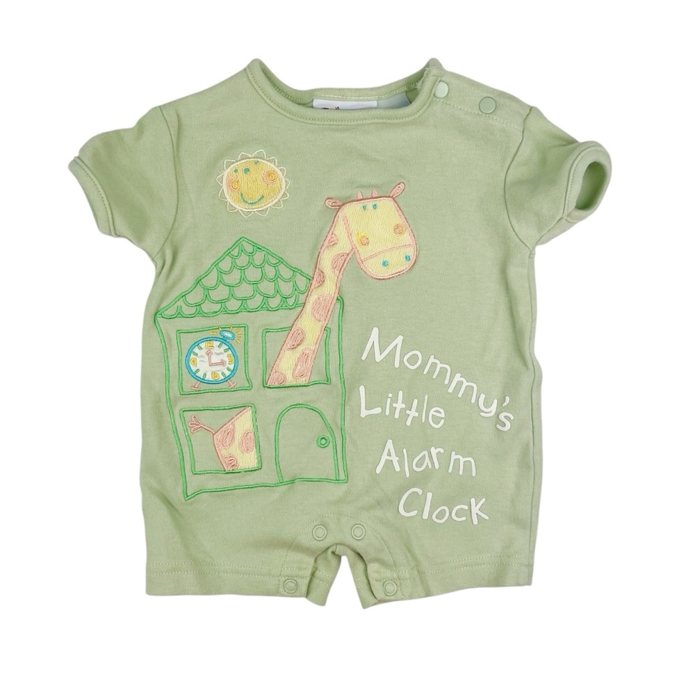 Vintage Miniwear One Piece Romper Giraffe Size 0-3 Months